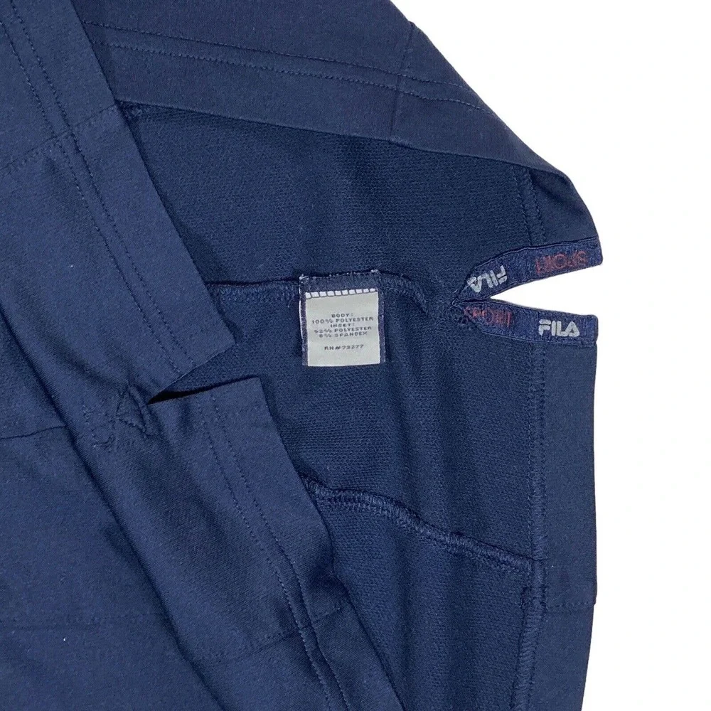 FILA Sport Boys LARGE Athletic T-Shirt Stretch Short Sleeves Blue Youth Crewneck - Picture 6 of 7